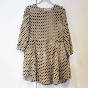 Madewell Polka Dot Silk Dress